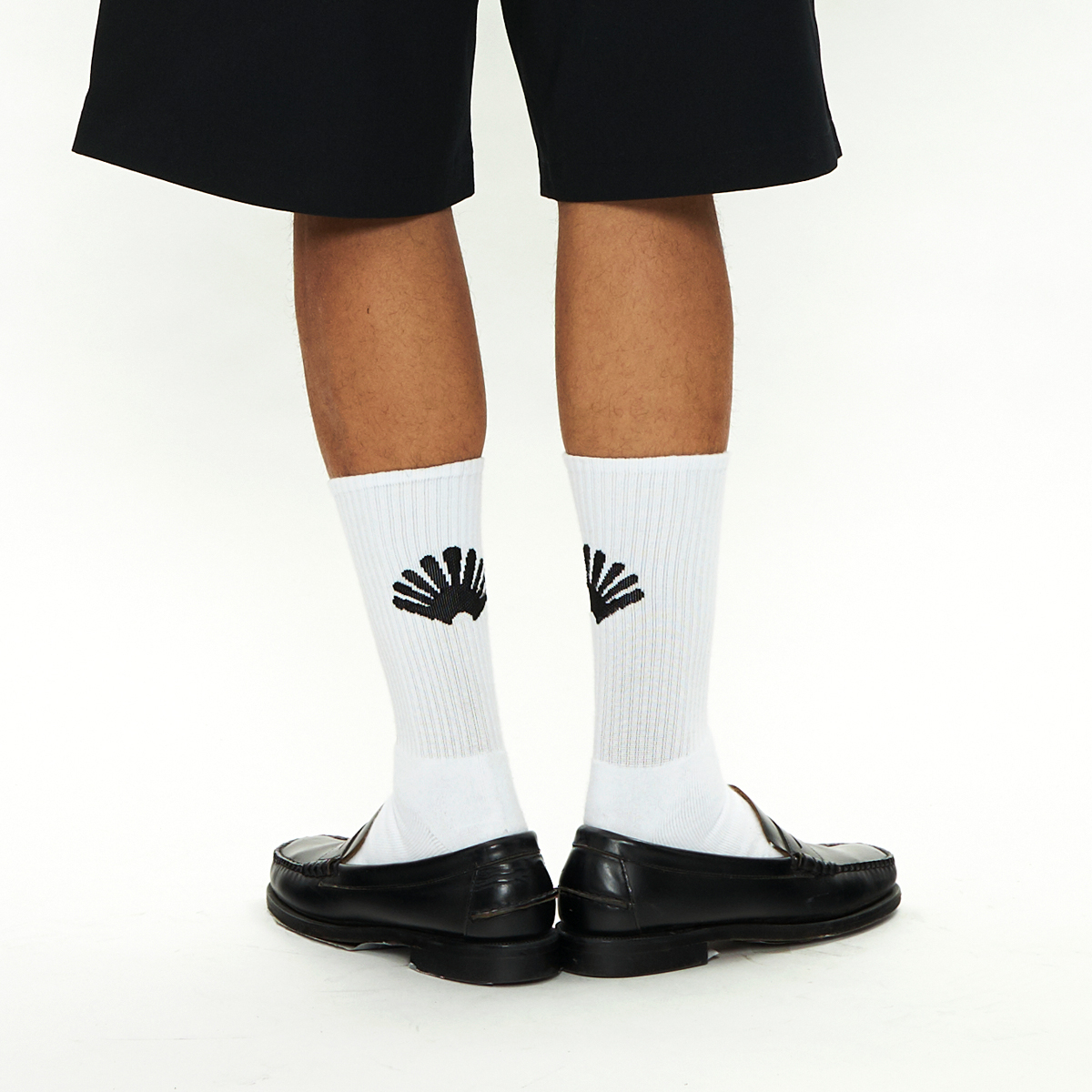 Logo Socks - White Black
