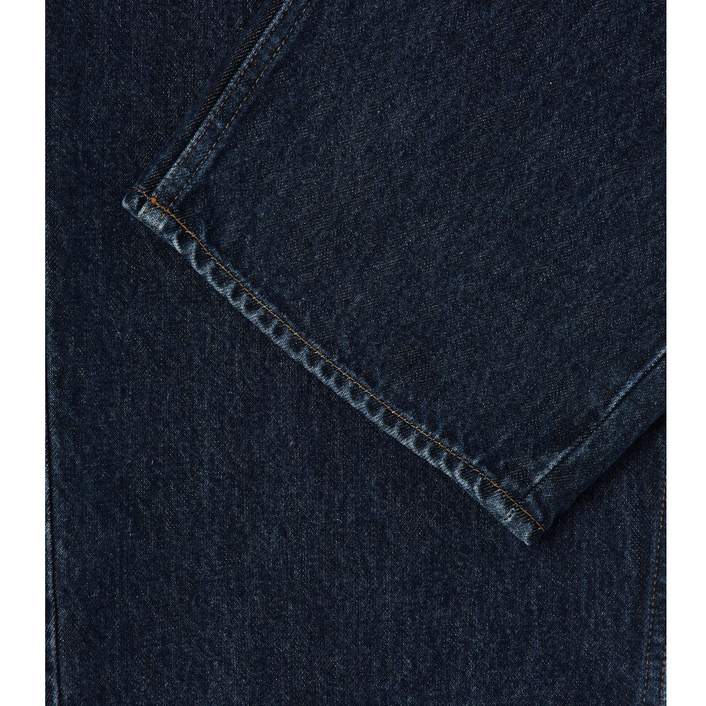 Tyrell Pant - Arctic Blue Denim 14,6 oz - Blue Dark Marble