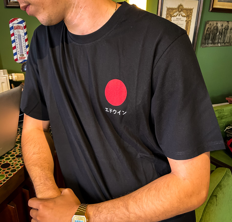 Edwin Japanese Sun Tee - Black