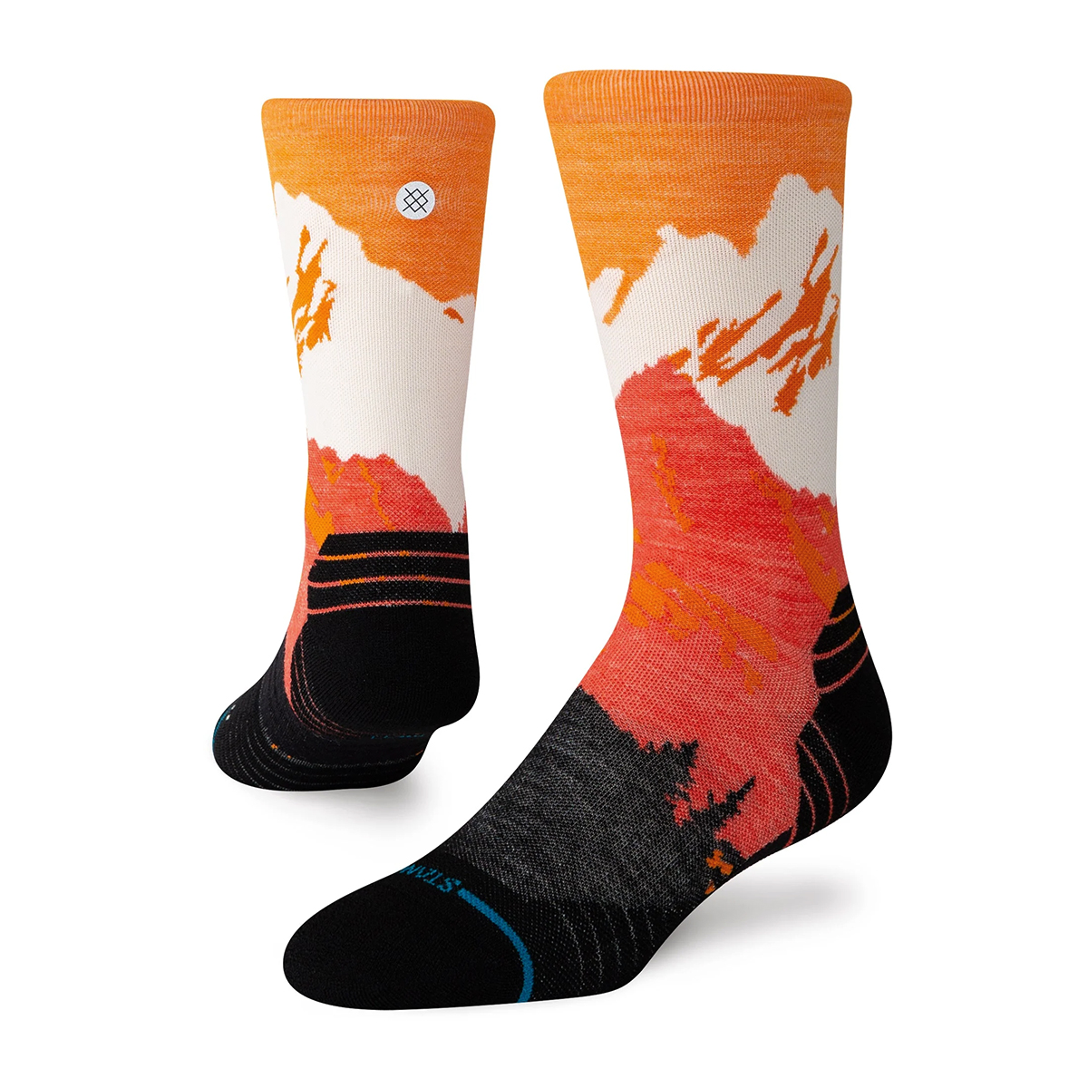 Out Of Range - Running Merino Wool Socke - InfiKnit - Orange