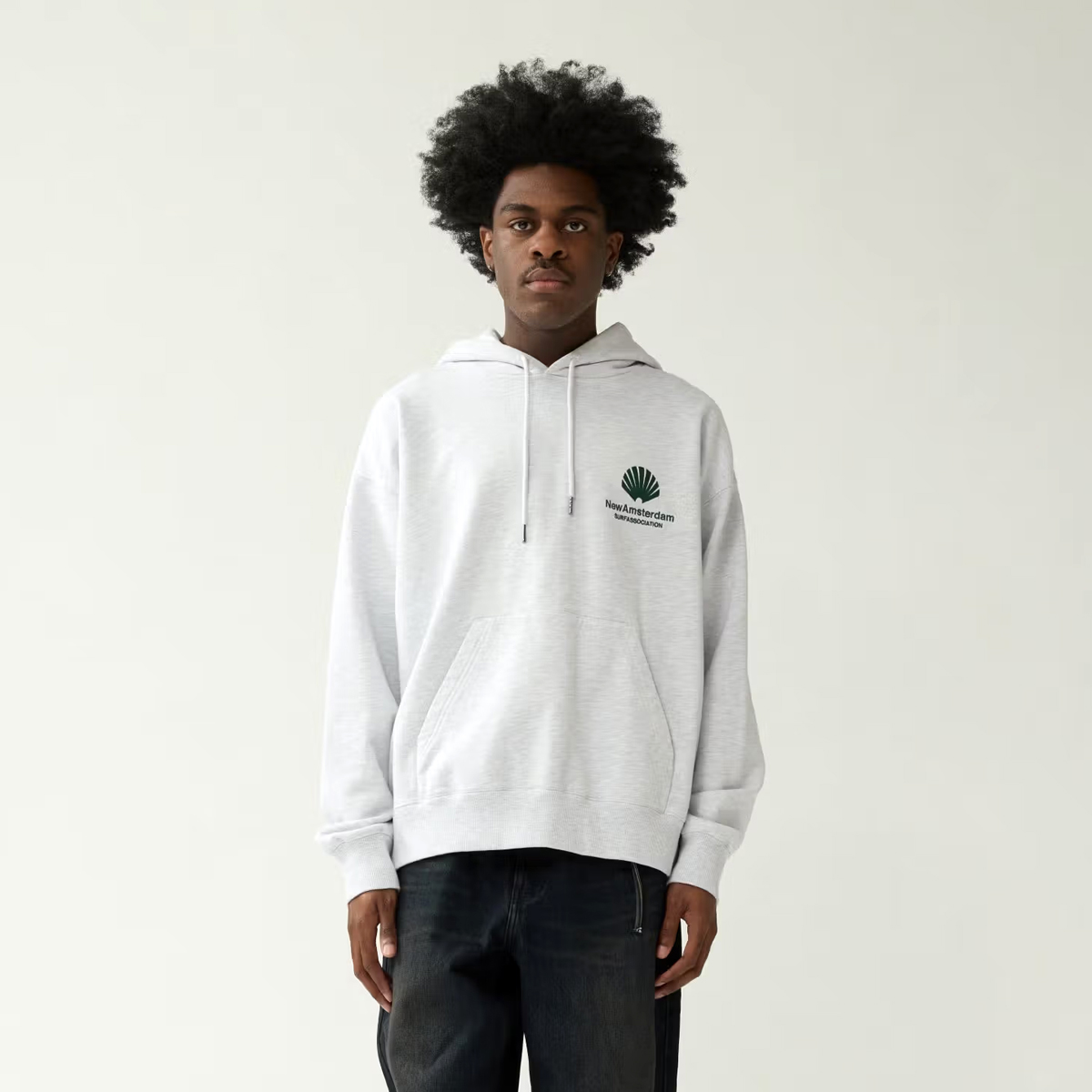 Logo Hoodie - Grey Teal