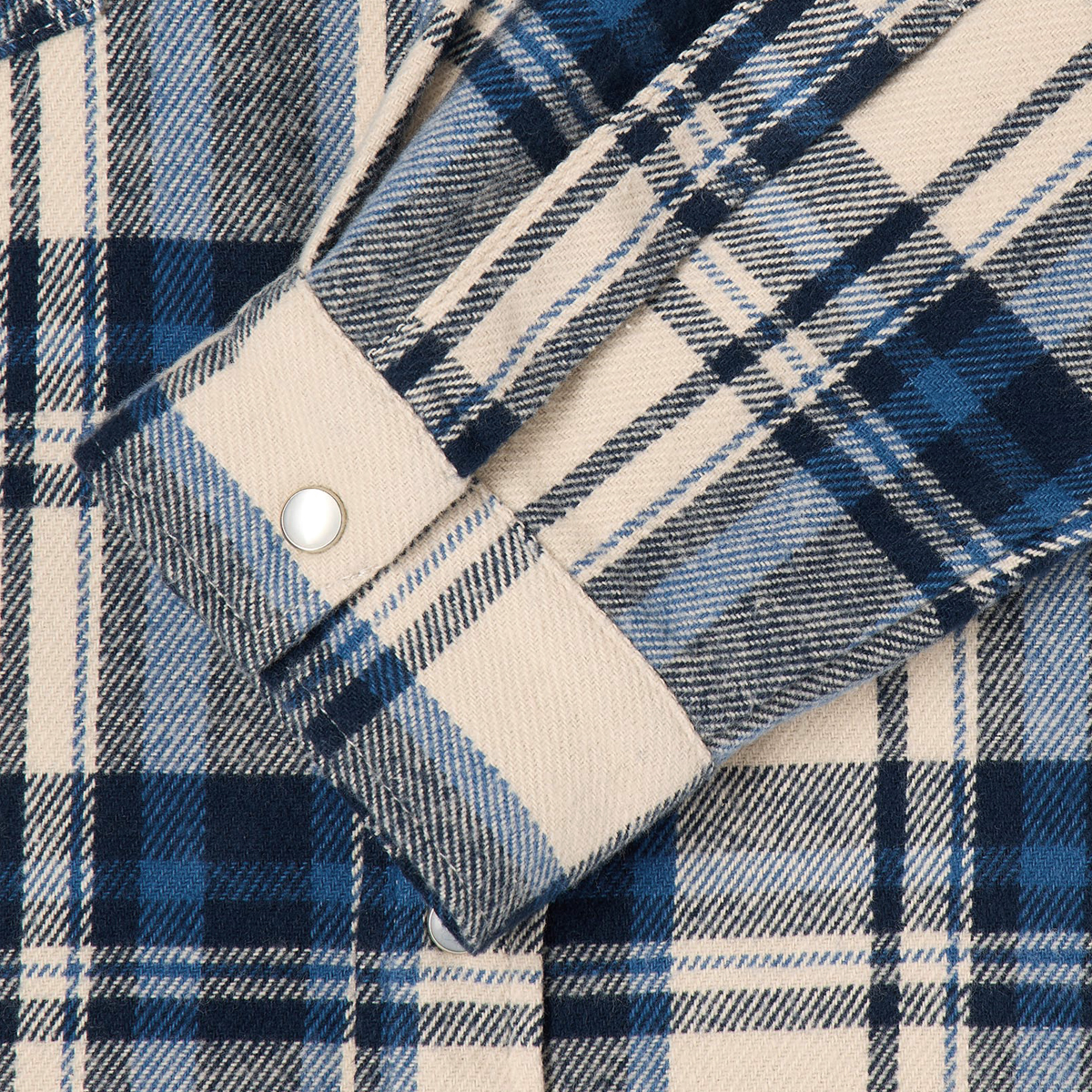 Western Flanell Shirt - Regular Fit - Navy