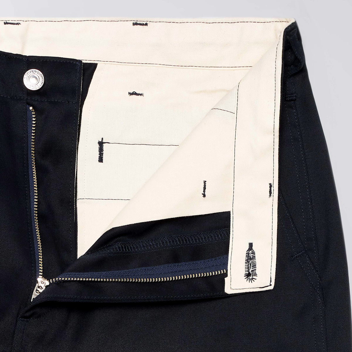 Wide Trouser - Navy