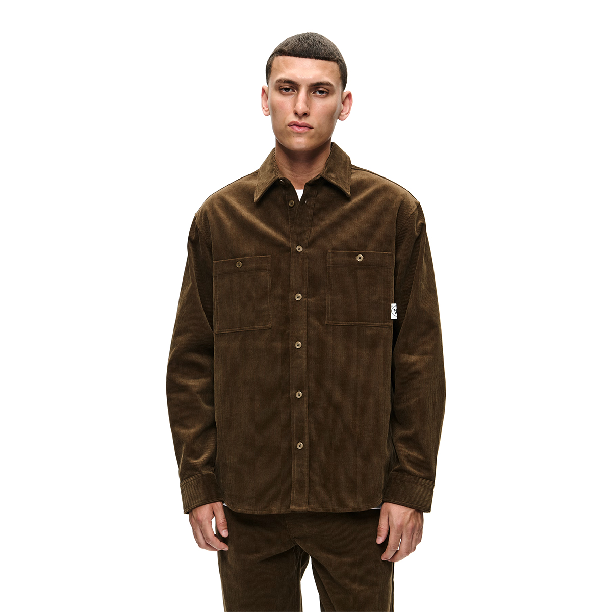 Cooper Cord Overshirt - Brown