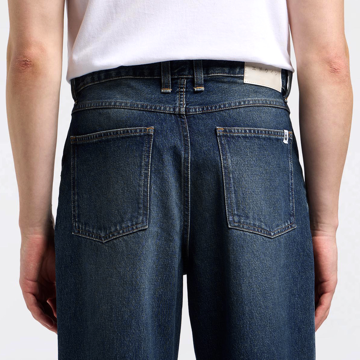 Tyrell Pant - Loose Tapered - 14.6oz Arctic Blue Denim - Nix Wash