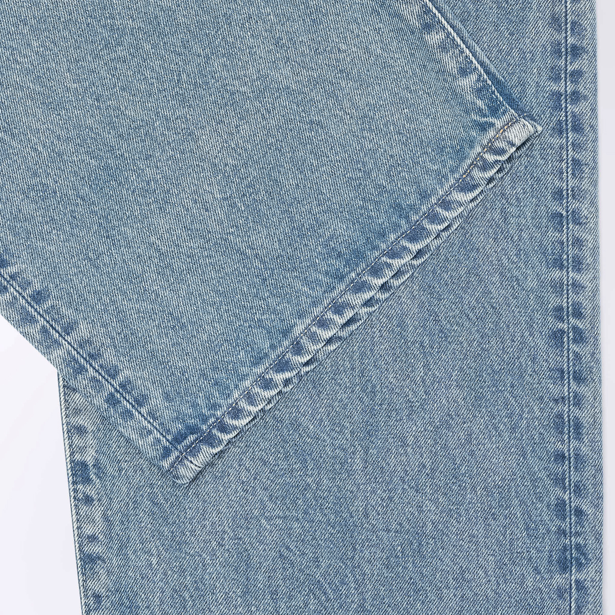 Wide Jeans - Blue Mid Light Used