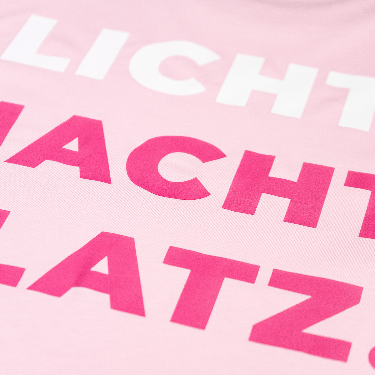 LOV T-Shirt - Licht Macht Platz - Pink