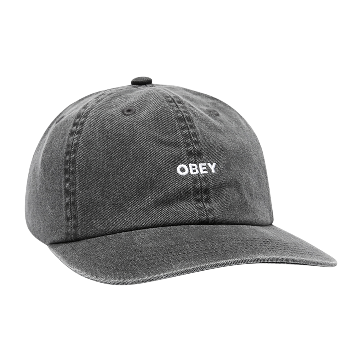 Bold Logo Cap - Washed Black