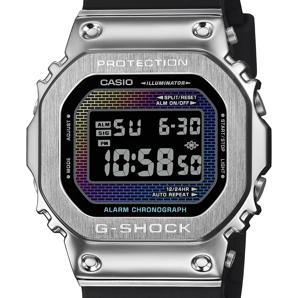 GM-5600RW-1ER - Rainbow Brick Wall Pattern