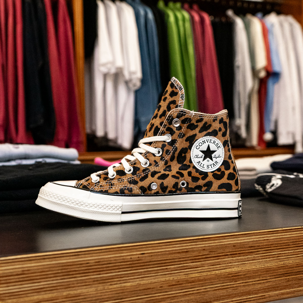 All Star Chuck 70 Leopard Pony Hair High