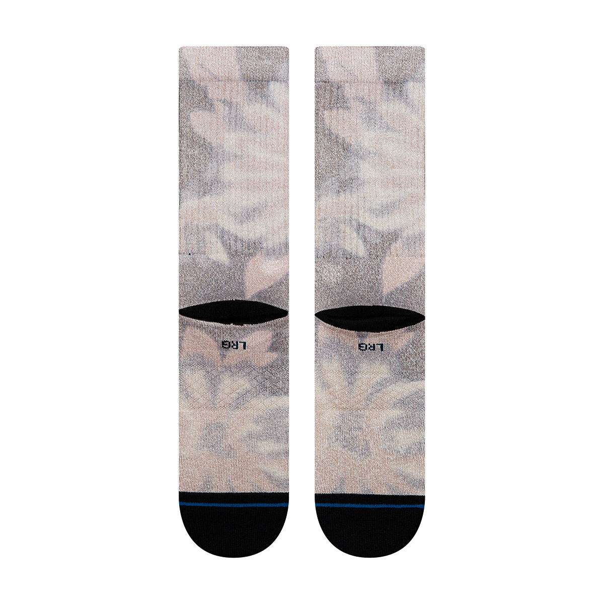 Flora Scan Crew Socks - Butter Blend - Grey