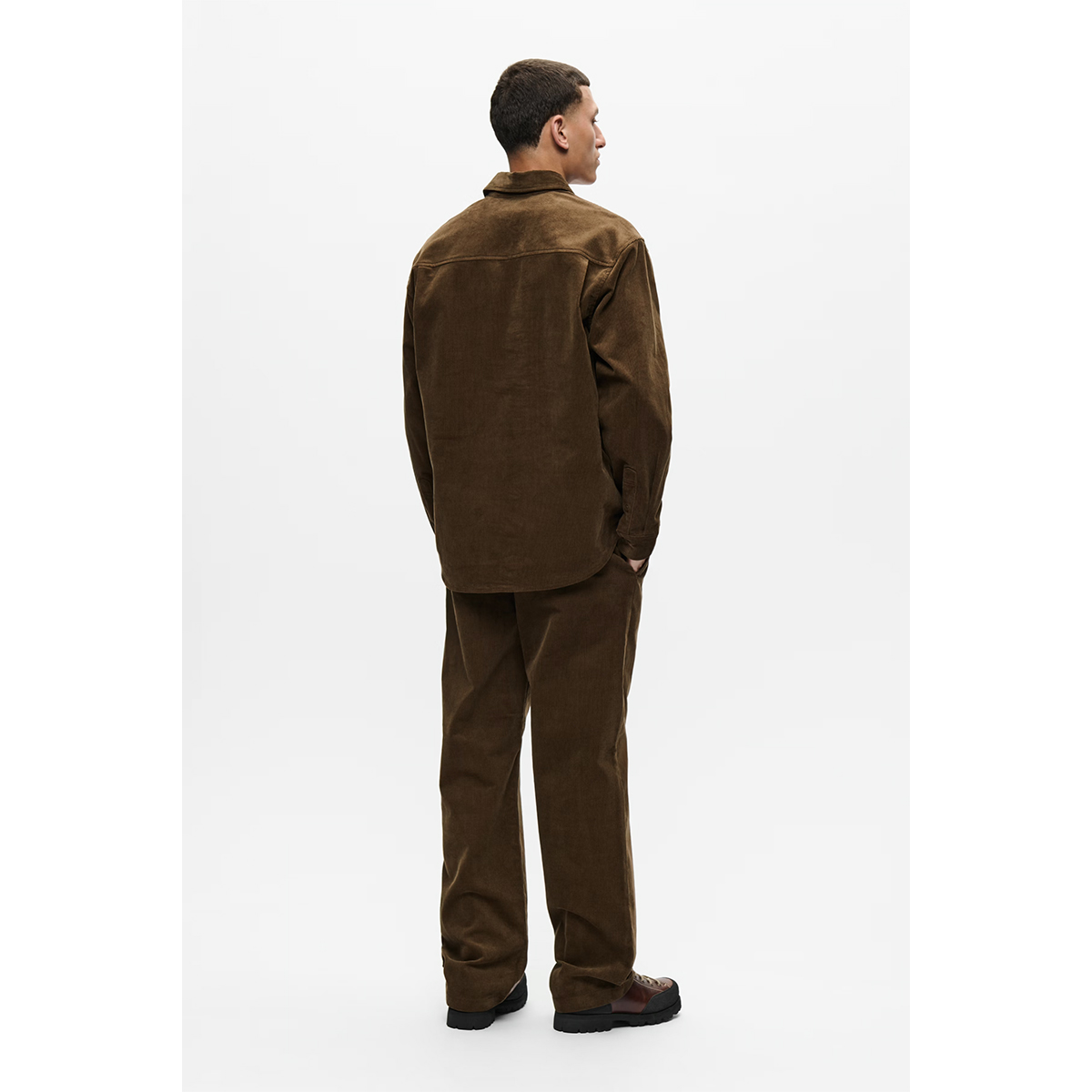 Cooper Cord Overshirt - Brown