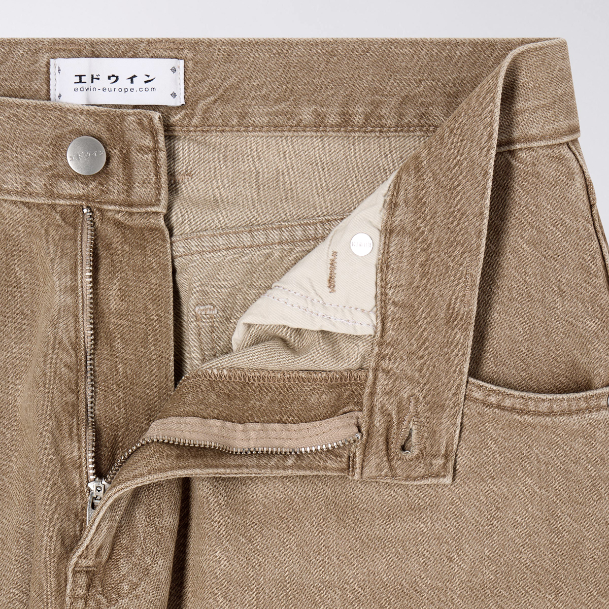 Tyrell Pant - Loose Tapered - 12.25oz Danakil Beige Denim - Beige Amber Wash