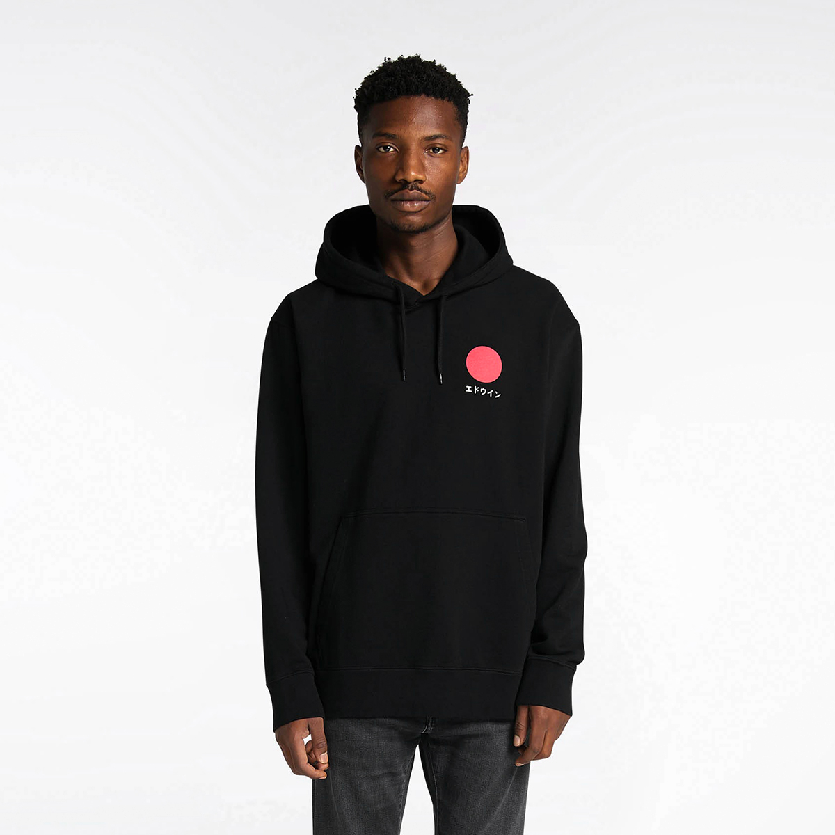 Japanese Sun Hoodie - Black