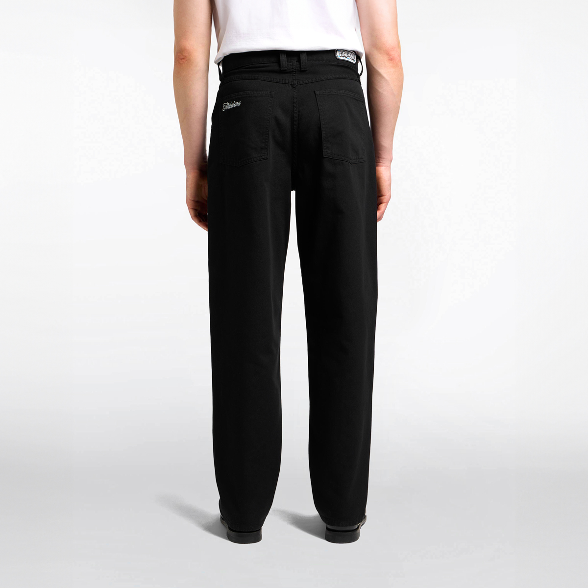Staff Uniform Tyrell Pant - Loose Tapered - Black Garment Dyed