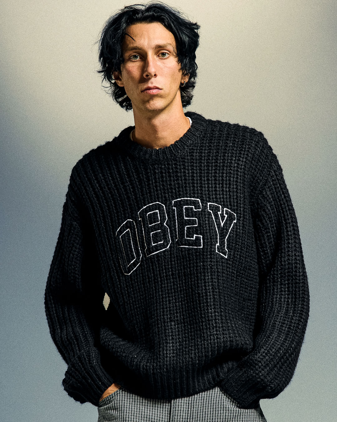 Collegiate Sweater - Black