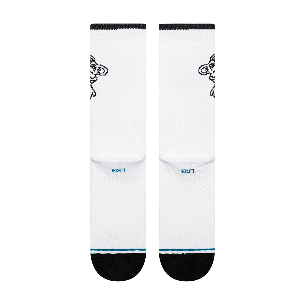 High Quality Low Class Crew Socks - White