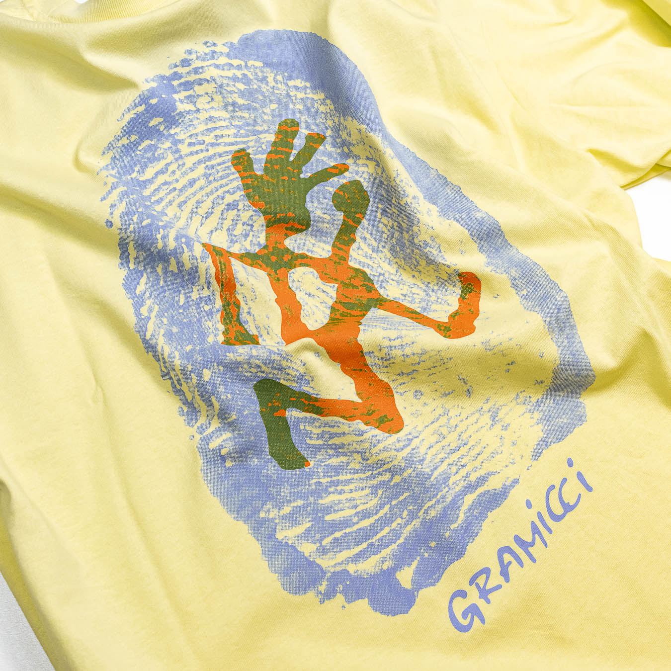 Thumbprint Longsleeve T-Shirt - Lemon