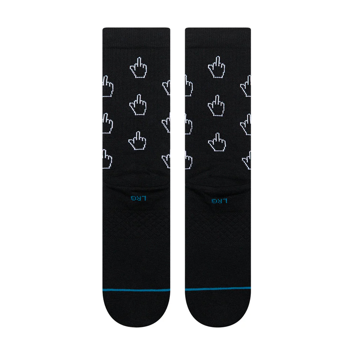 Cursor Crew Socks - Black