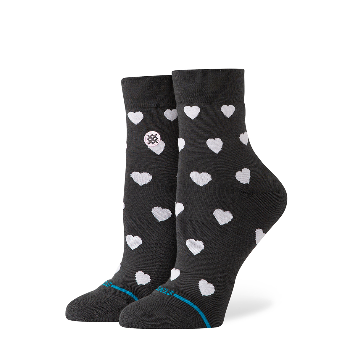 Hearts Lowrider Socke - Dunkelgrau