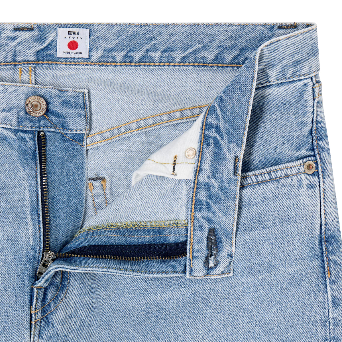 Regular Tapered Jeans - Blue Mid Light Used