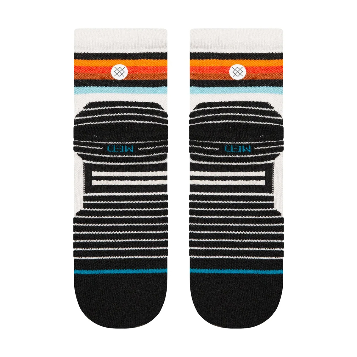 Vindicated Wool Running Quarter Socks - Performance - Light Heather