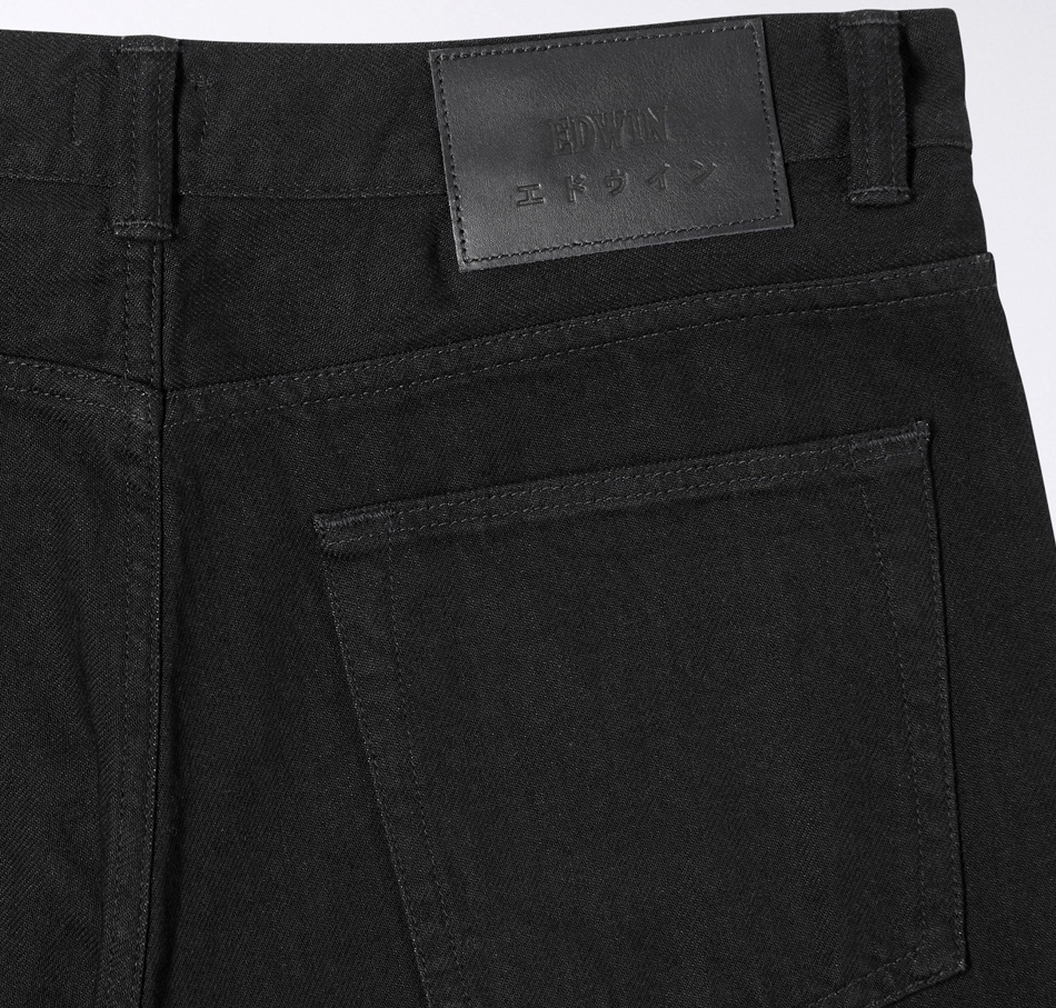 EDWIN Universe Pant - Cropped - Wayward Left Hand Denim 10OZ - Black Easy Stone Wash