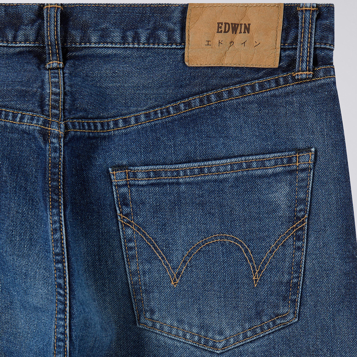 Regular Tapered Kaihara - Made In Japan - Yoshiko Left Hand Denim 12,5oz - Blue - Mid Dark Used