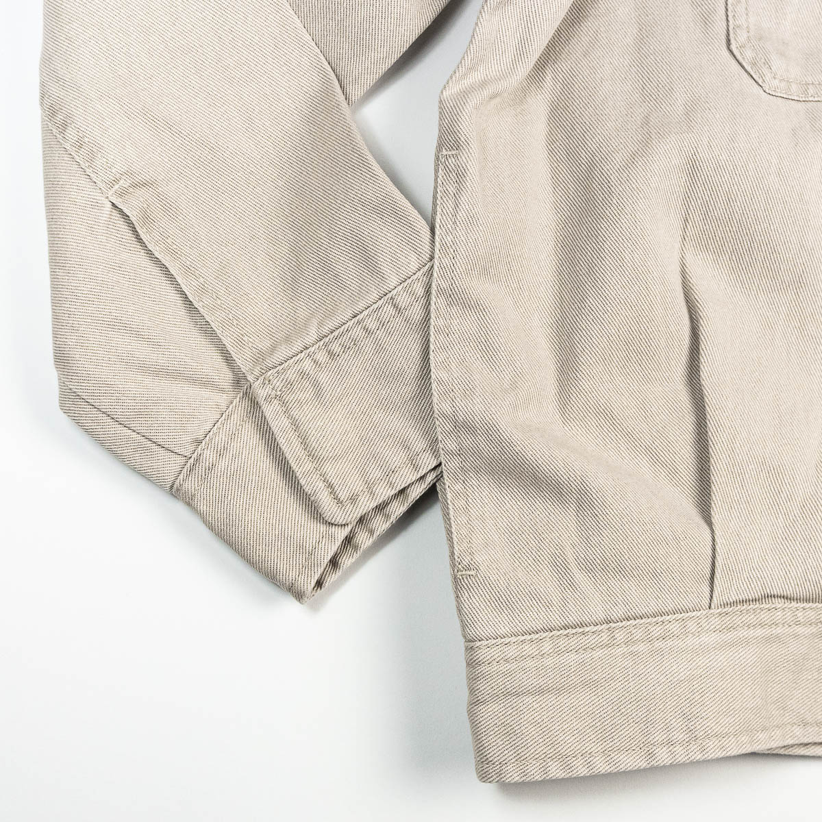 Tilton - Work Jacket - Silver Grey Faded Wash