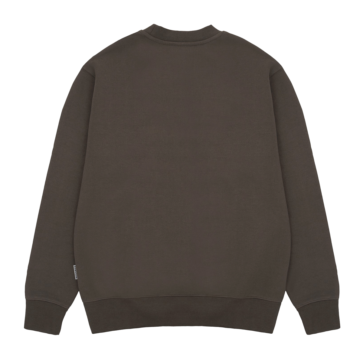Relaxed Loopback Crewneck Sweatshirt - Coffee