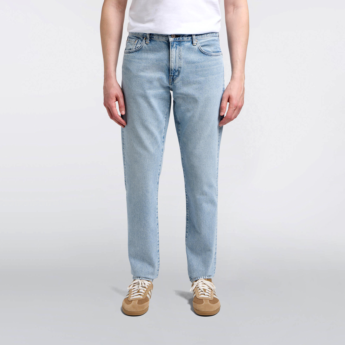Regular Tapered Jeans - Blue Mid Light Used