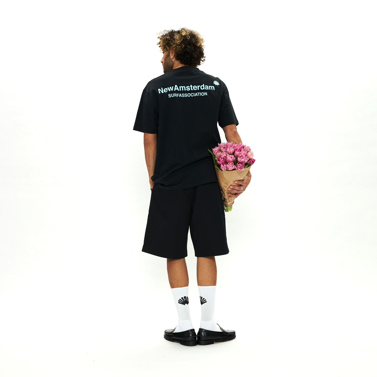 Logo Socks - White Black