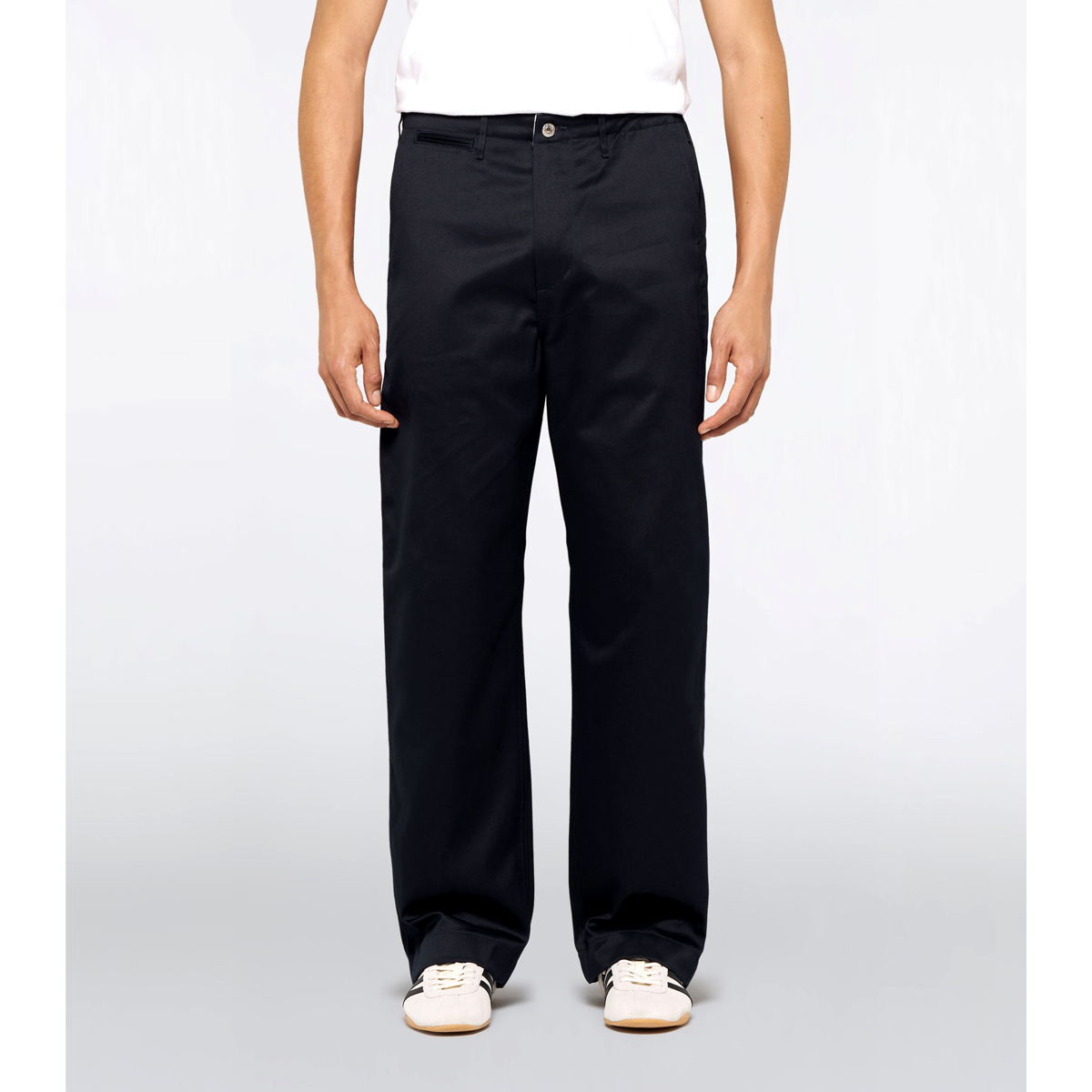 Wide Trouser - Navy