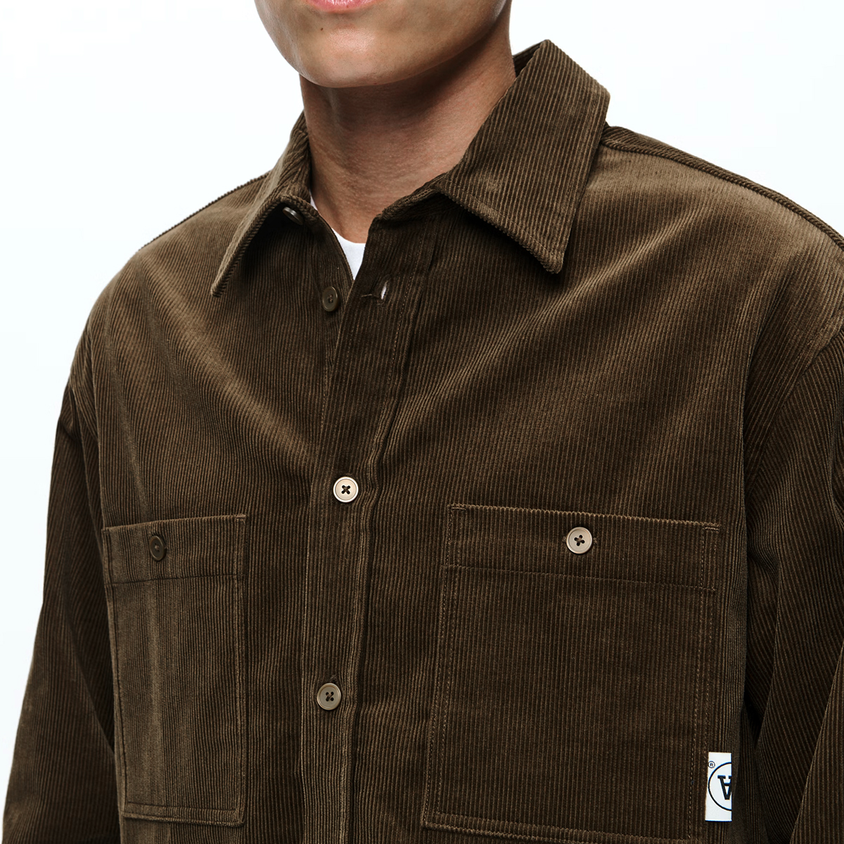 Cooper Cord Overshirt - Brown