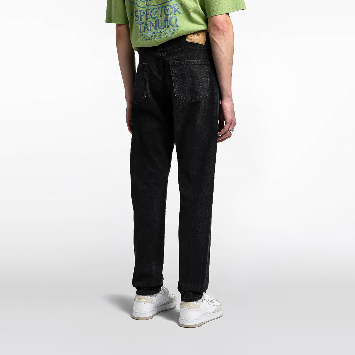 Regular Tapered Kaihara - Made In Japan - Right Hand Black Denim 13oz - Black Dark Used