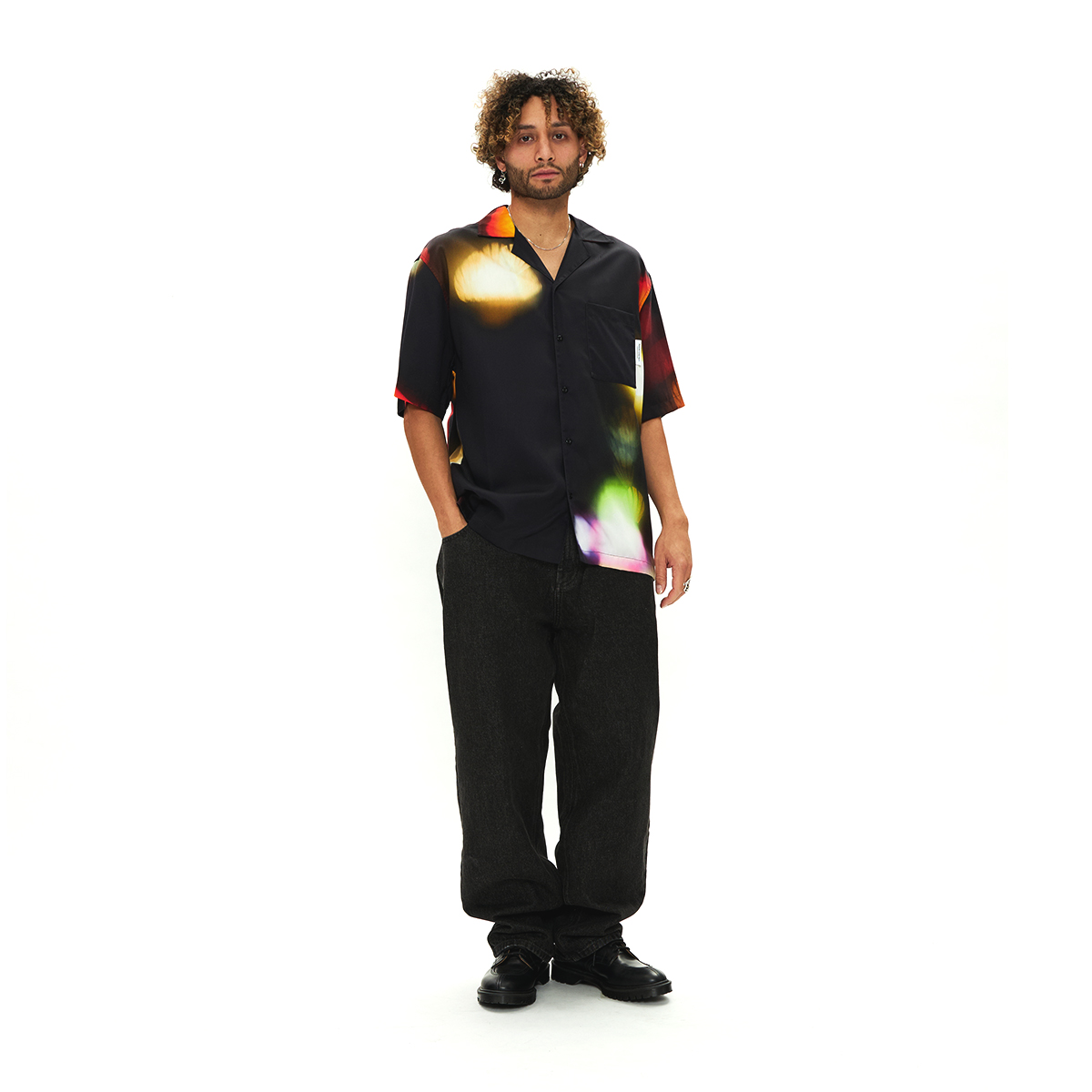 Night Light Layday Shirt - Black