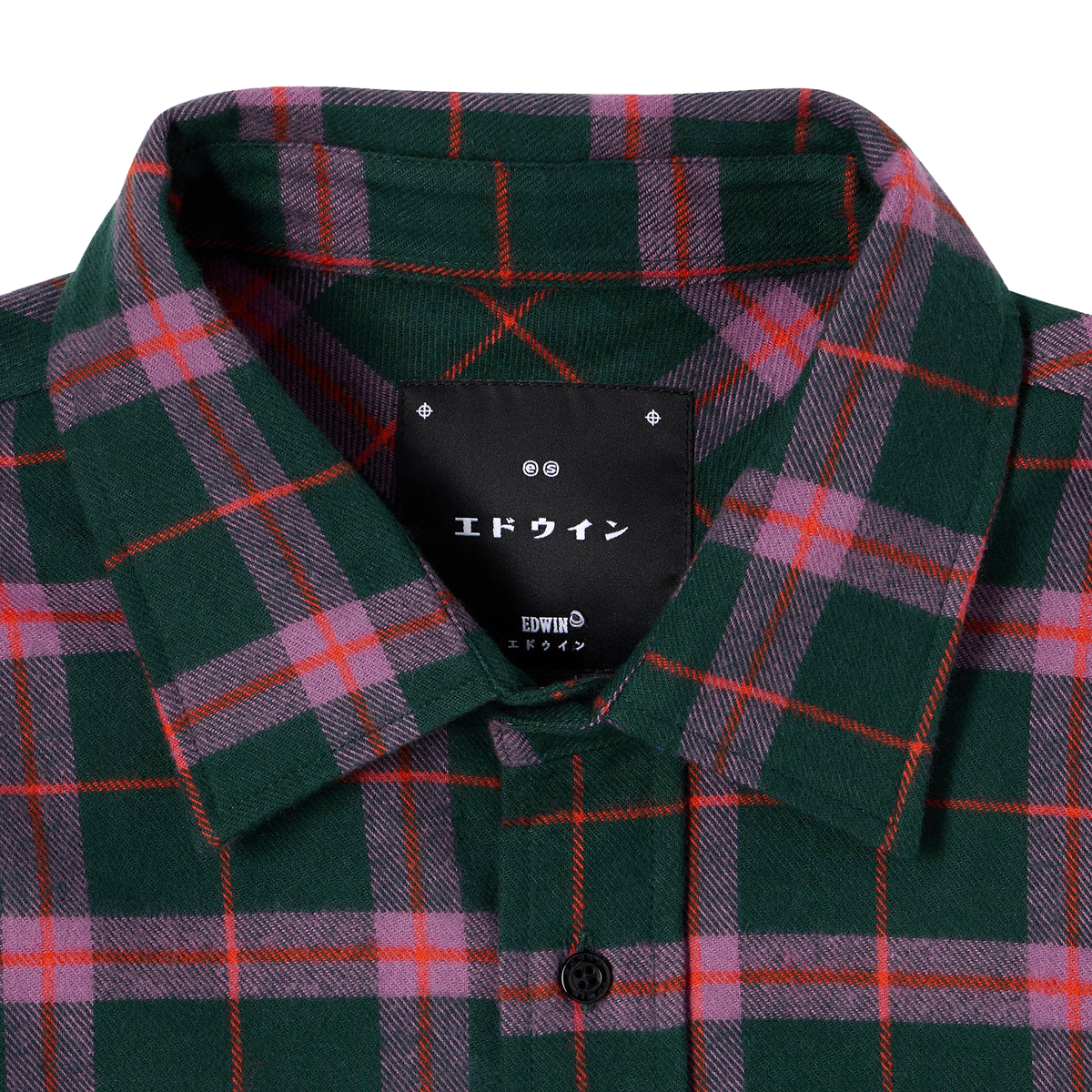 Millenium Heavy Flanell Shirt - Regular Fit - Green Purple Red