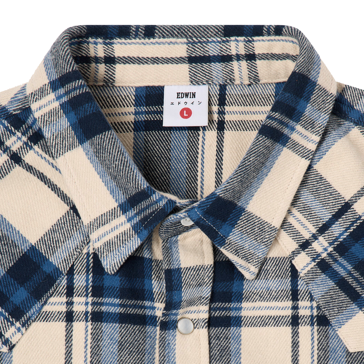 Western Flanell Shirt - Regular Fit - Navy