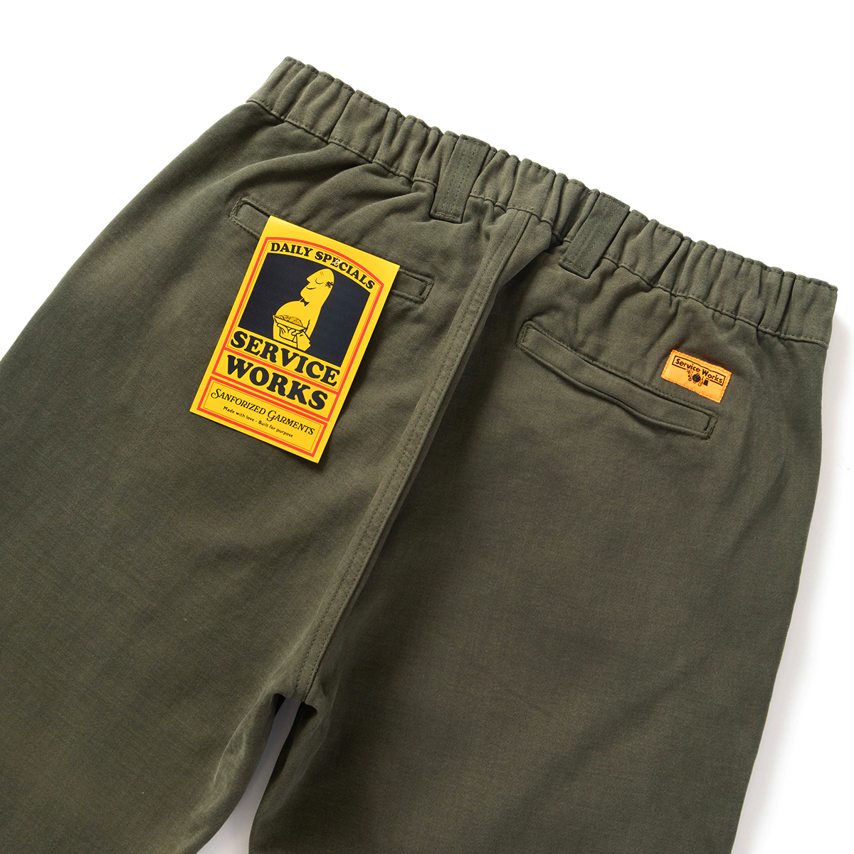 Moleskin Waiter Pant - Moss