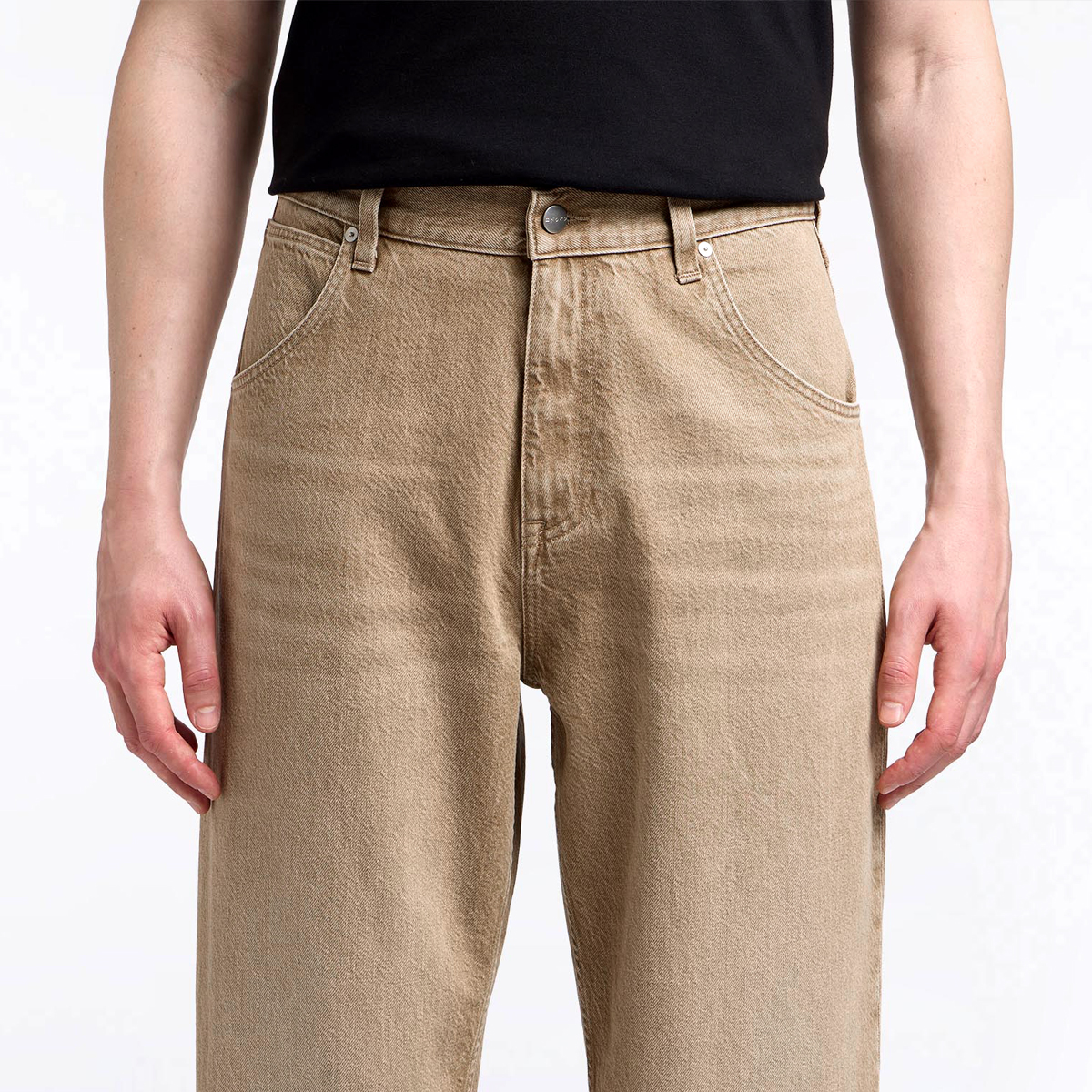 Tyrell Pant - Loose Tapered - 12.25oz Danakil Beige Denim - Beige Amber Wash