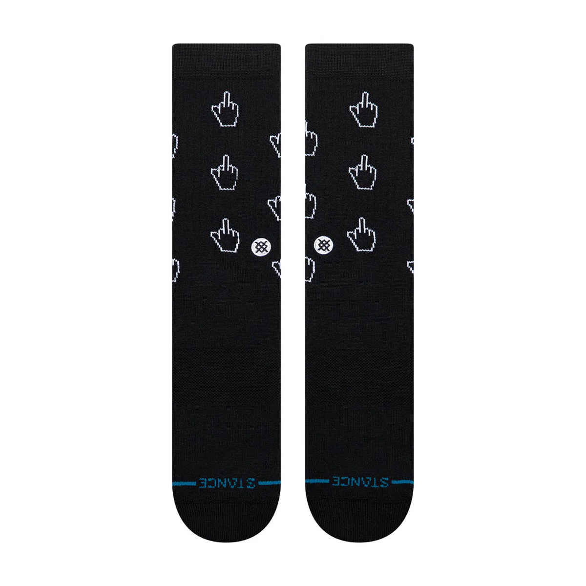 Cursor Crew Socks - Black