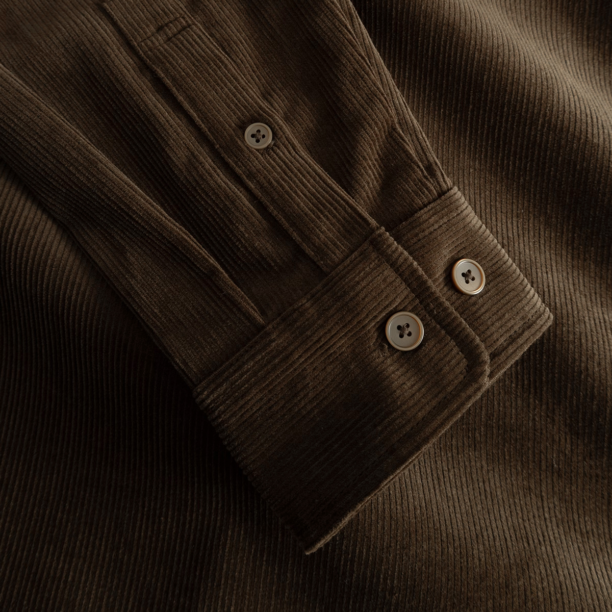 Cooper Cord Overshirt - Brown