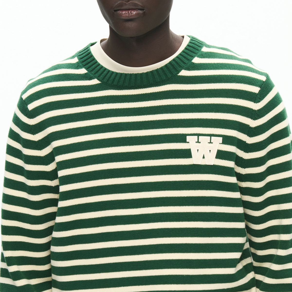 Tay Pullover - Green Stripe