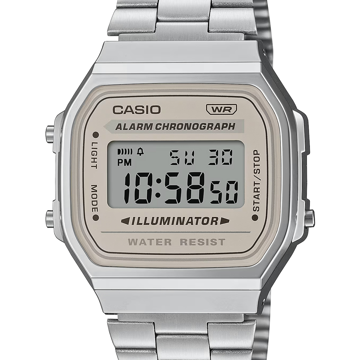 A168WA-8AY - Vintage - Silver Beige