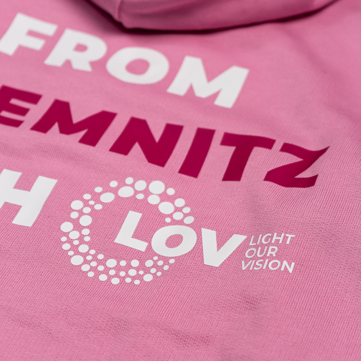 LOV Hoodie - From Chemnitz With LOV - Bubble Pink