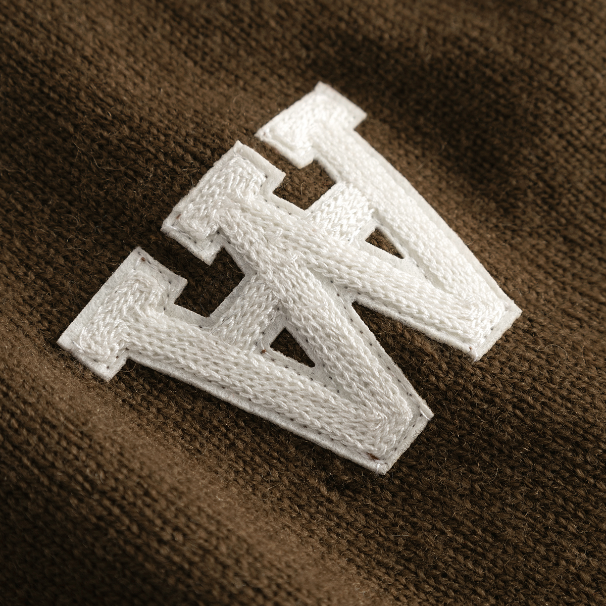 Tay Halfzip Stricksweatshirt - Brown
