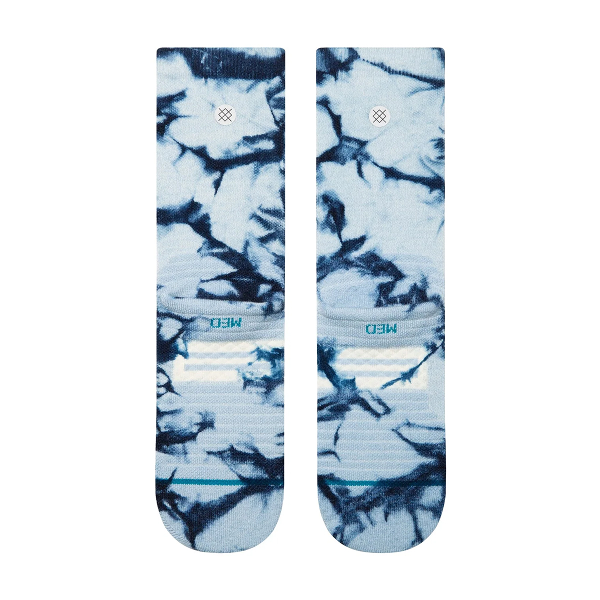 Dye Wool Mid Crew - Hike Performance - InfiKnit - Ice Blue