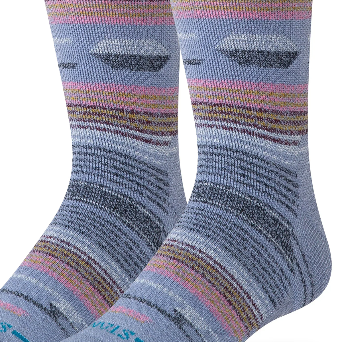 Fork In The Road - Performance Merino Wool Socke - InfiKnit - Indigo
