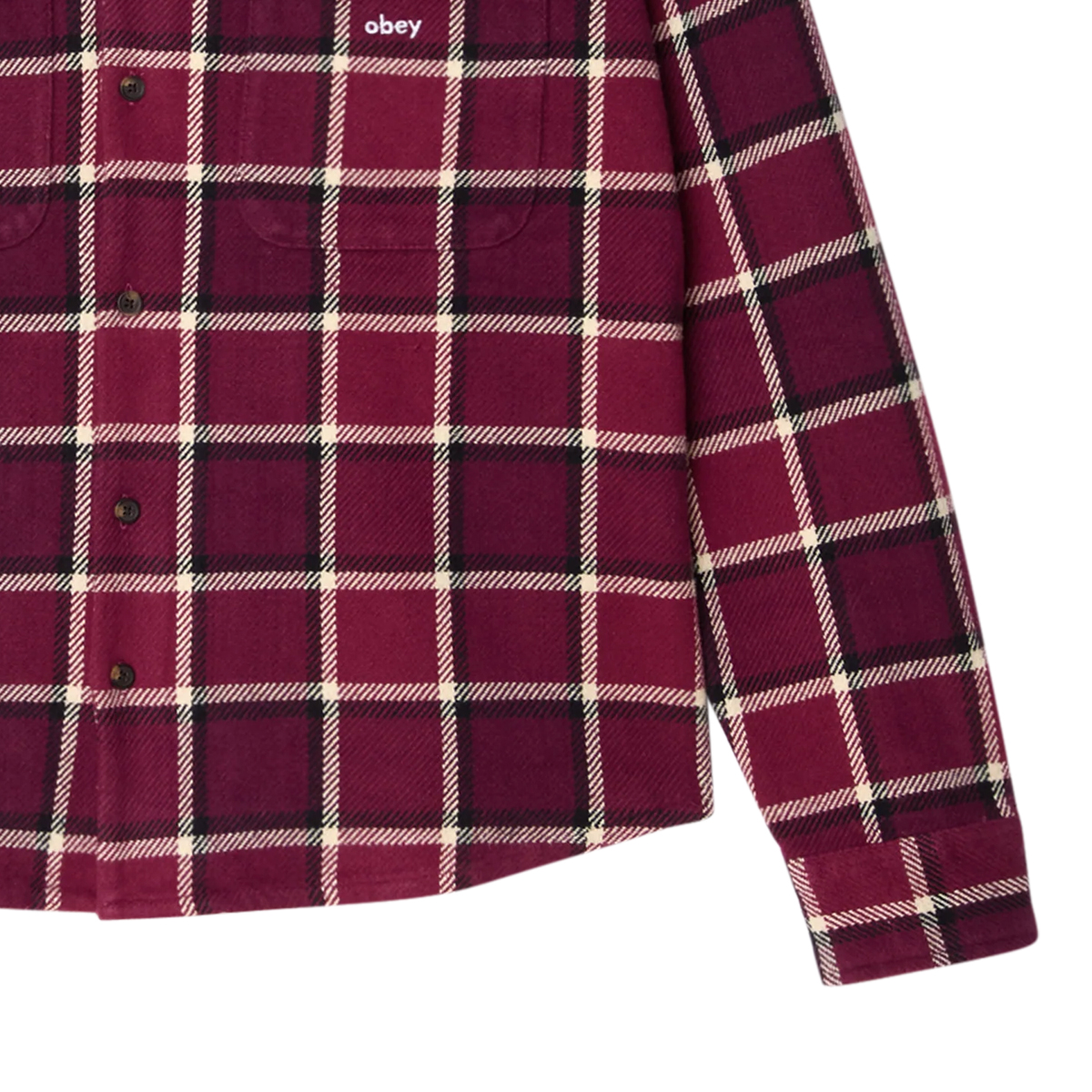Harold Woven Shirt - Burgundy