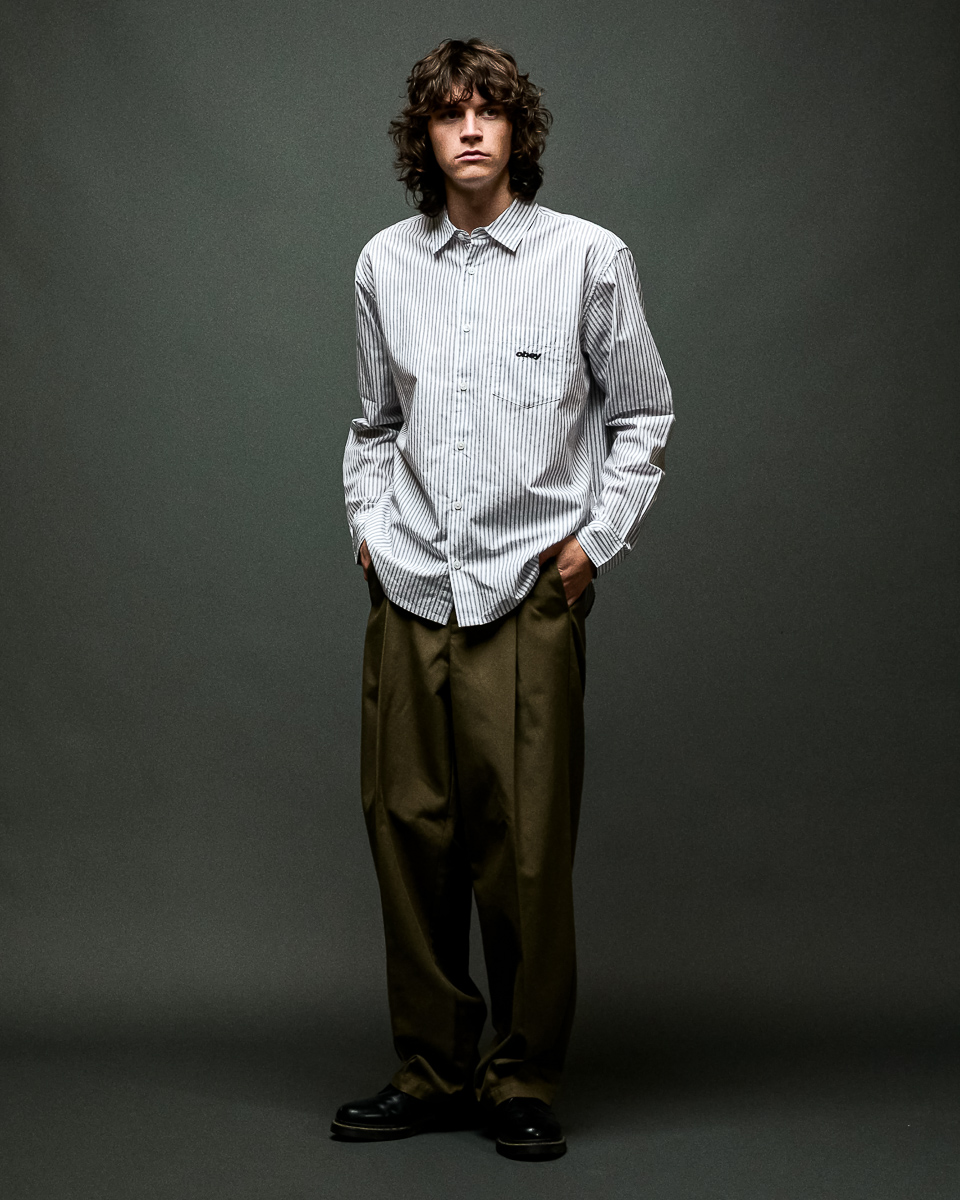 Dean Pleated Pant - Olive